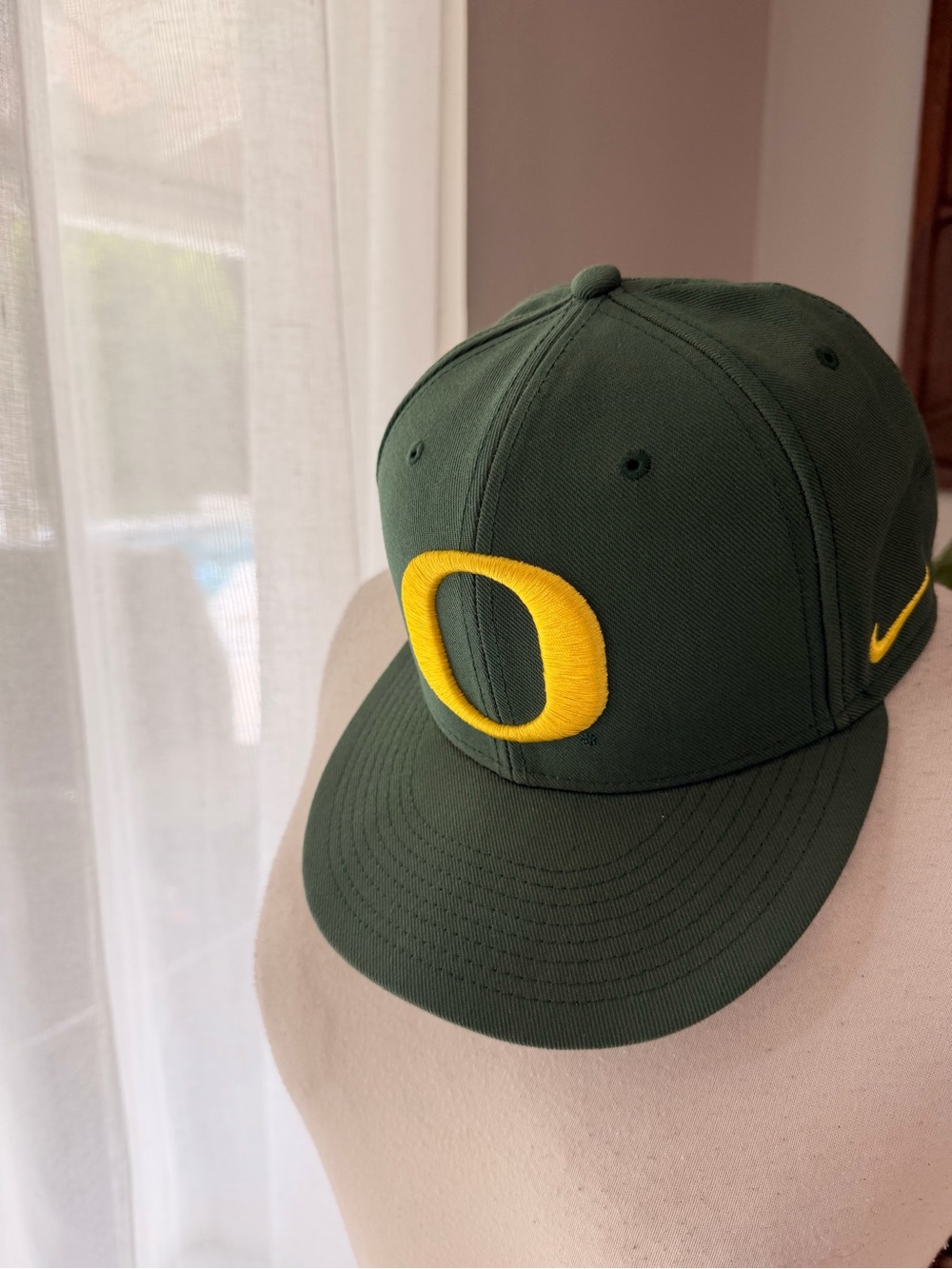 Nike Oregon Ducks Snapback Hat Green Yellow NCAA